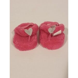 American Girl Doll 18" Slippers Pink Heart